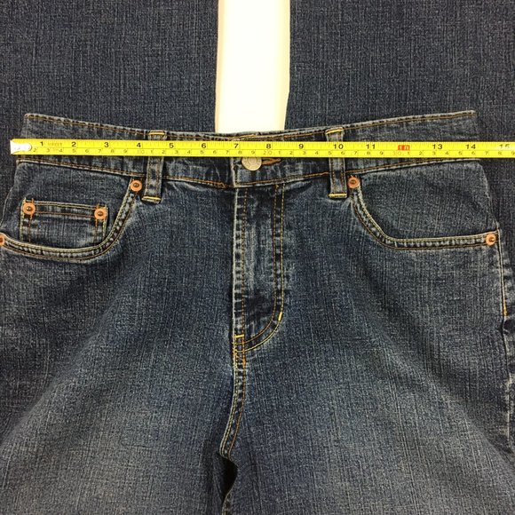 Old Navy Boot Cut At Waist Stretch Jeans Blue Women's Size 6 - Picture 8 of 13